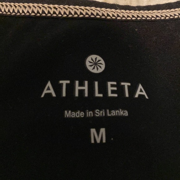 ATHLETA tank top size medium color brown grey lines going across the tanks top - Picture 2 of 4